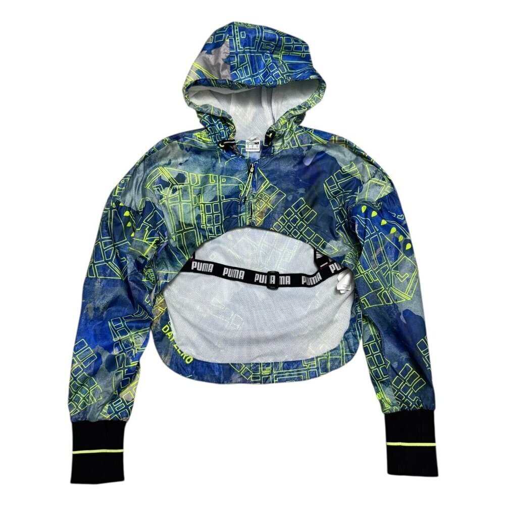 PUMA x CENTRAL SAINT MARTINS Day Zero Crop Running Workout Jacket Womens Small